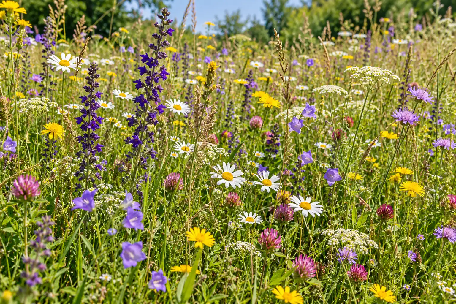 Heimische Wildpflanzen für Insekten bevorzugen