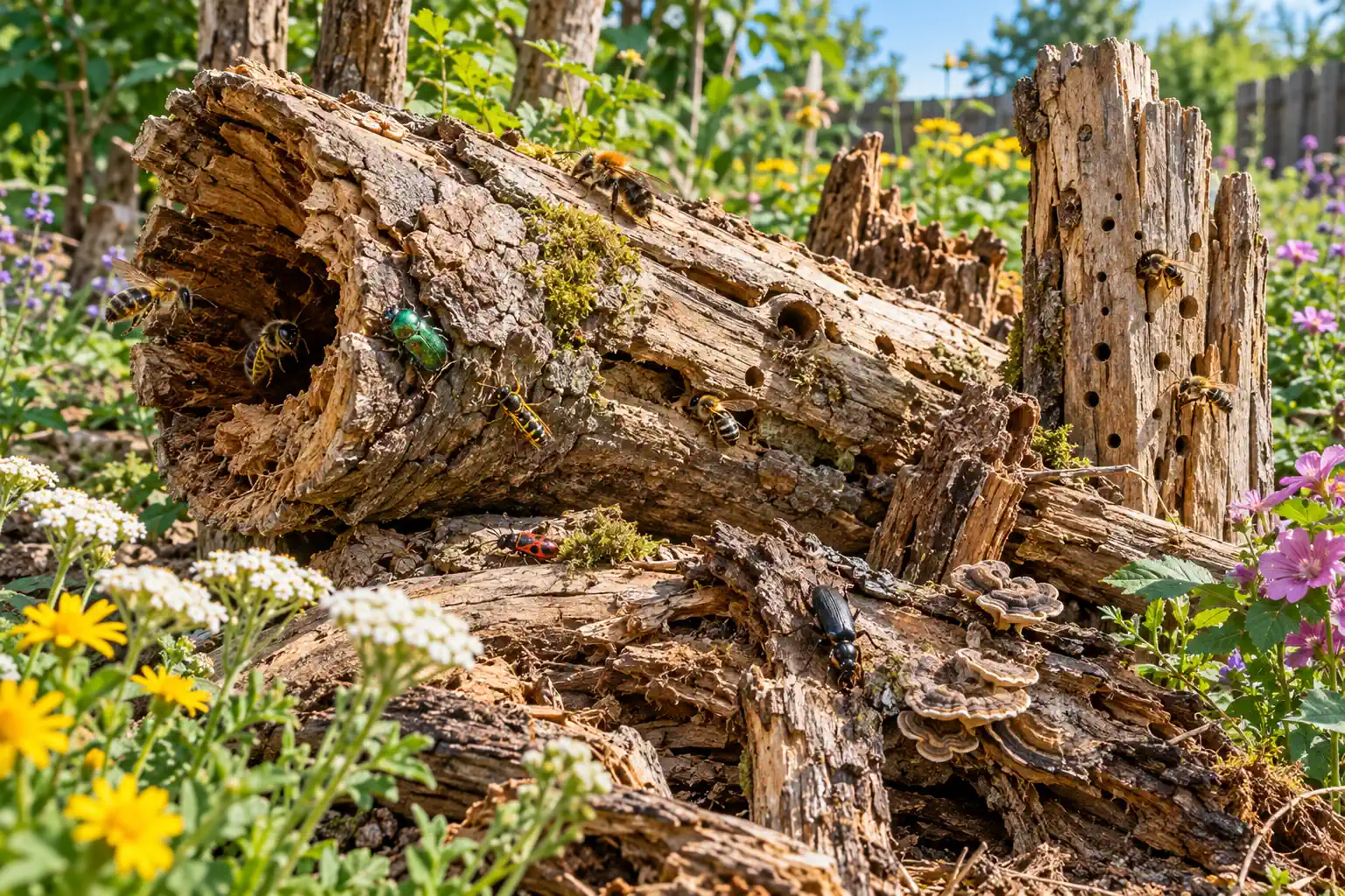 Totholz – Lebensraum für Insekten