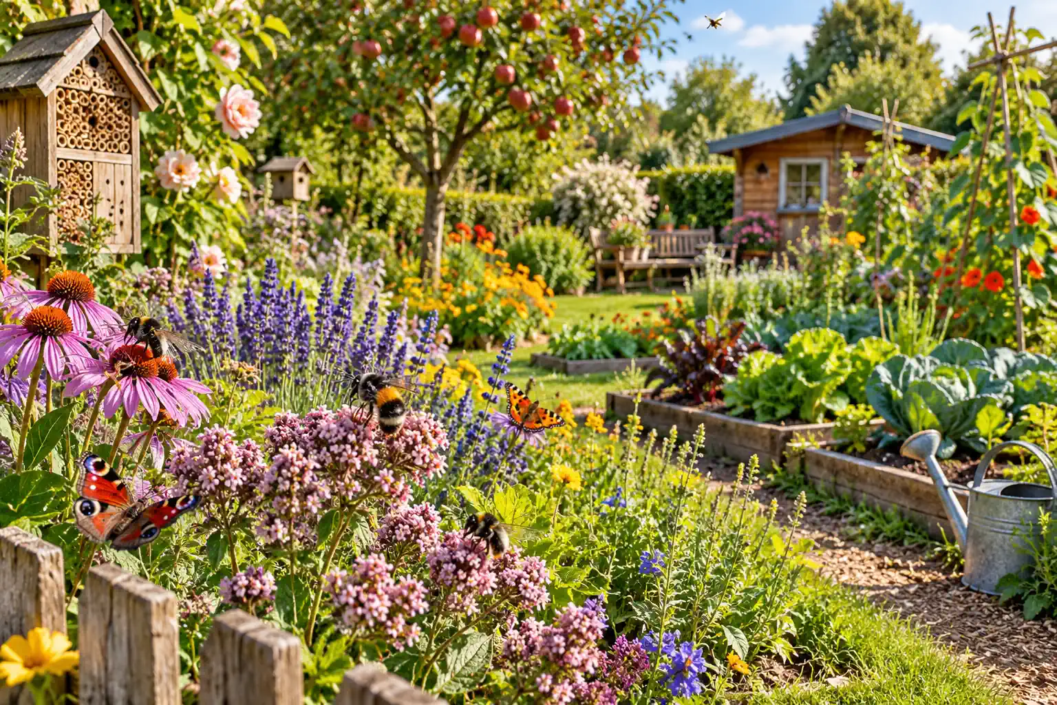 Bienenfreundliche Gartengestaltung und kleingärtnerische Nutzung – kein Widerspruch