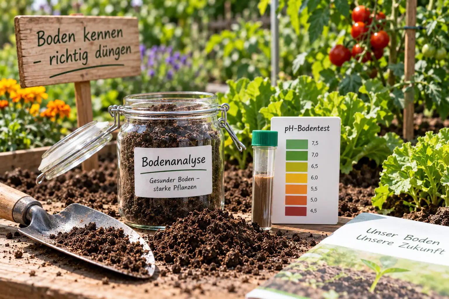 Boden analysieren vor einer Kalkung